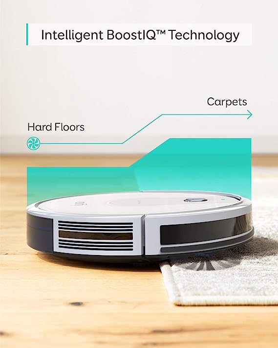 Eufy BoostIQ RoboVac 15C Wi-Fi 1300Pa Strong Suction Quiet - WHITE Like New