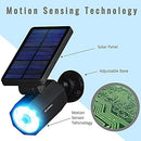 BELL + HOWELL BIONIC SPOTLIGHT 25 FT MOTION SENSOR SOLAR SUN PANELS 2963 BLACK - Brand New