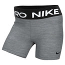 CZ9857-084 NIKE WOMEN PRO 365 3IN SHORTS GRAY/BLACK SIZE S - Brand New