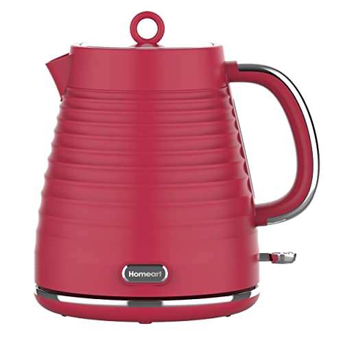 HOMEART RIVA ELECTRIC KETTLE, 1.7L, HPKR4 - RED Like New