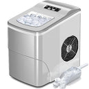 AGLUCKY Ice Makers Countertop with Self-Cleaning, 26lbs/24hrs, 9 Cubes Ready - Brand New