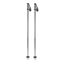 5th Element Stealth 2 Ski Poles Designed Skiing Downhill Mountain 110cm - Silver - Brand New