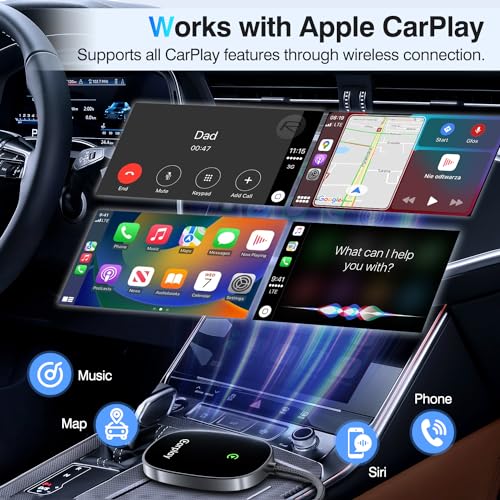 VEVAVI Wireless CarPlay Adapter 2024 Upgraded Converts Factory Wired CarPlay Like New