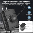 AXIDOU 20 INCH CARRY-ON LUGGAGE 22X14X9, SUITCASE SPINNER, PP20-01 - BLACK - Like New