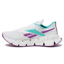 REEBOK FLOATZIG RUNNING SHOES FOR MEN SIZE MEN 9.5 FTWR WHITE/AQUA/PURPLE RAVE - Like New