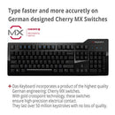 Das Keyboard Model S Wired Cherry MX Blue Mechanical Switches - Black - Like New