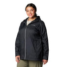 COLUMBIA WOMEN'S SWITCHBACK II LINED LONG JACKET - WOMEN XL - BLACK - Like New