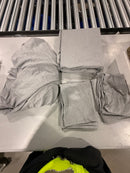 BIBB HOME BAMBOO 2000 THREAD COUNT 4-PIECE CHAMBRAY TWIN XL - SILVER LIGHT GRAY - Like New