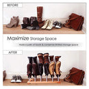 INNOKA 6 Pairs Birch Wood Boot Rack Free Standing Organizer B07RD4DBLL -Natural - Brand New