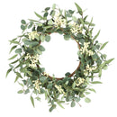 Pinkpum 16 Eucalyptus Wreath for Front Door Porch - Green Decor Home - Like New