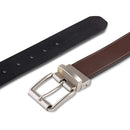 GIORGIO BRUTINI CASUAL REVERSIBLE LEATHER BELT - SIZE M - BLACK/BROWN REVERSIBLE - Brand New