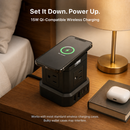 UNCAGED ERGONOMICS WIRELESS CUBE POWER STRIPA PLACE FOR - BLACK - Like New