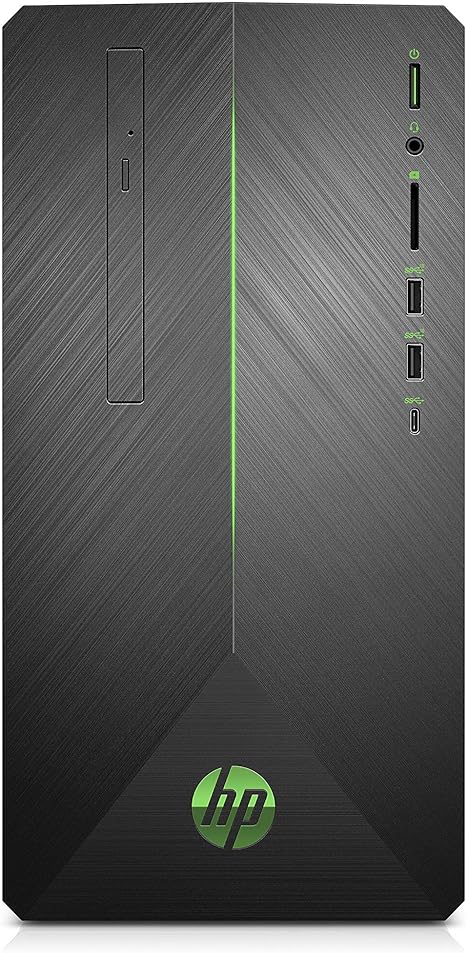 HP Pavilion Desktop AMD RYZEN 3 2200G 8GB 1 TB HDD RADEON RX550 690-0010 - BLACK - Like New