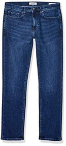 AMAZON ESSENTIALS MALE SLIM FIT STRETCH - SIZE: MEN 31W X 28L - MEDIUM INDIGO - Brand New