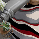CAMILSON Modern Geometric Area Rug (3'3" x 5') - Abstract Geometric Design - Brand New