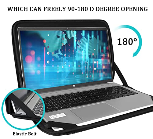 BOOEUDI LAPTOP CASE SLEEVE 15.6 INCH DURABLE SHOCKPROOF PROTECTIVE - BLACK - Like New
