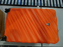 TUCCI DISEGNO ITALY STORTO HARDSIDE SPINNER LUGGAGE 28 INCHES - ORANGE - Like New