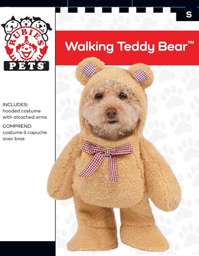 RUBIES WALKING TEDDY BEAR PET COSTUME FOR DOGS OR CATS, XL - BROWN - Like New