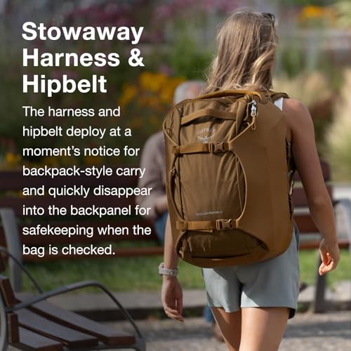 OSPREY SOJOURN PORTER 46L TRAVEL BACKPACK CARRY-ON COMPLIANT 10005382 - GREEN - Brand New