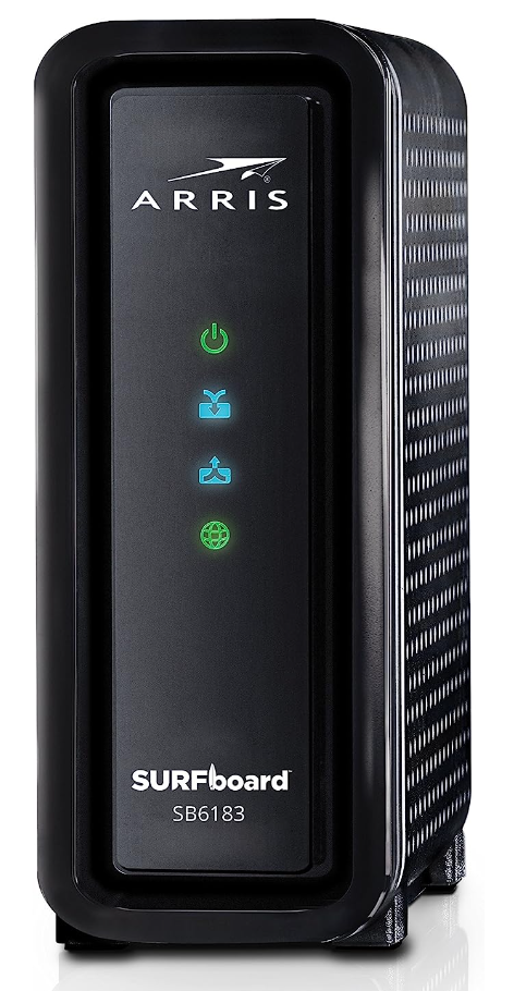 ARRIS SURFboard SB6183-RB DOCSIS 3.0 16x4 Gigabit Cable Modem - BLACK Like New