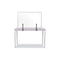 MASTERVISION PROTECTOR SERIES GLASS ALUMINUM DESKTOP DIVIDER, 35.4 X 0.16 X 23.6 - Brand New