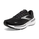 Brooks MEN’S ADRENALINE GTS 23 SUPPORTIVE BLACK/WHITE/SILVER SIZE 9.5 - Like New