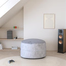 FASO Bean Bag Chair 4' Giant Memory Foam Furniture Bag Stuffed Sofa - Gray - Brand New