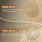 GREENER PATIO FURNITURE COVERS WATERPROOF OUTDOOR TABLE WIND-PROOF BEIGE - Like New