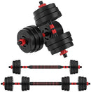 SIGNATURE FITNESS FITVIDS MULTI-FUNCTIONAL PORTABLE CHANGEABLE DUMBBELL - BLACK - Like New