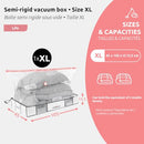 Compactor Life Style Extra Large Semi Rigid Vacuum Underbed Storage Bag - White - Like New