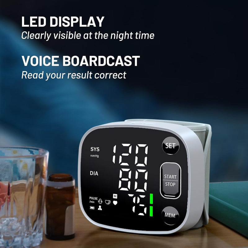 Oklar Blood Pressure Monitors with LED Backlit Display W1101L - - Scratch & Dent