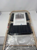 DELXO FOLDING PORTABLE STEEL NON SLIP 2 STEP STOOL STEPLADDER - TAN - Brand New