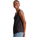CA00153 Hanes Originals women's sleeveless shirt, solid, black, size S - Like New