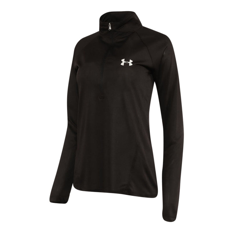 UNDER ARMOR UNDER ARMOUR WOMEN'S 1/2 ZIP PULLOVER - SIZE: WOMEN M - BLACK - Brand New