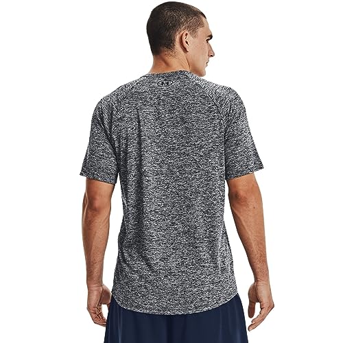 ‎Under Armour Men's Tech 2.0 Short Sleeve T-Shirt Steel Gray/Black XL - Brand New