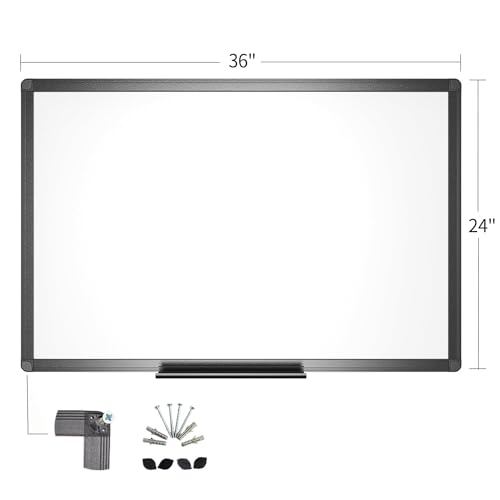 VIZ-PRO MAGNETIC DRY ERASE WB3624LBK - BLACK - Brand New