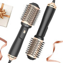 LOPEIE HAIR DRYER BRUSH BLOW DRYER BRUSH IN ONE 4 IN 1 STYLER VOLUMIZER GOLD Like New