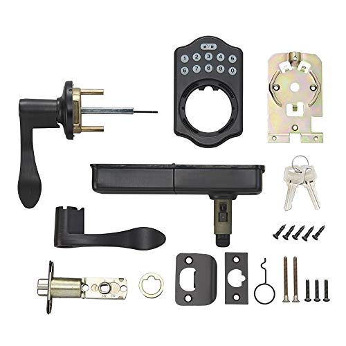 AMAZON BASICS ELECTRONIC KEYPAD KEYLESS ENTRY DOOR LOCK - OIL RUBBED BRONZE - Like New