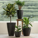 La Jolie Muse Outdoor Indoor Planters Flower Pots, 9.4 Inch, B089D4GN92 - Black - Brand New