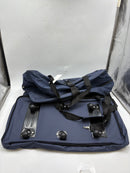 CLOUD NINE ROUNDTRIP 40" EXPANDABLE ROLLING WHEELED DUFFLE BAG SPINNER - NAVY - Brand New