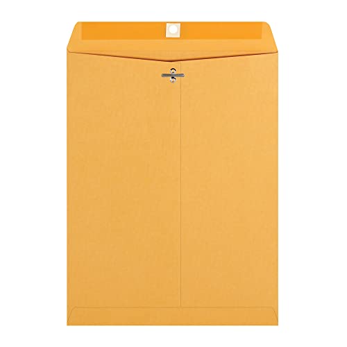 OFFICE DEPOT BRAND MANILA ENVELOPES 9-1/2" X 12-1/2" BROWN KRAFT BOX OF 100 - Brand New