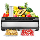 NUTRICHEF VACUUM SEALER VACUUM AIR SEALING SYSTEM FOOD PRESERVATION - BLACK - Like New