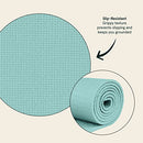 Retrospec Pismo Yoga Mat 72” x 24” x 5mm - Extra Long Non Slip - Blue Lagoon - Brand New