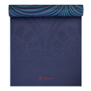 GAIAM REVERSIBLE YOGA MAT - (6MM) - TEAL MANDALA MANTRA - Like New
