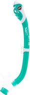CRESSI TINETTO & IGUANA DRY, KIDS SNORKELING COMBO - AUQA GREEN/WHITE - Like New