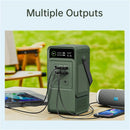 NEZOVA CAMPING POWER STATION WITH LED LIGHT - DARK GREEN - Like New