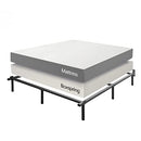Mofesun Metal Bed Frame King Tool Free Easy Assembly 9-Leg Base - Black - Like New
