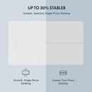 FLEXISPOT EN1 Whole-Piece White Standing Desk 48" x 24" - Electric - Like New
