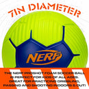 NERF KIDS FOAM MINI SOCCER BALL - YELLOW (LIME GREEN) - Like New