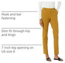 AMAZON ESSENTIALS WOMEN'S BI-STRETCH STRAIGHT LEG PANTS DARK CAMEL SIZE 0 - Brand New